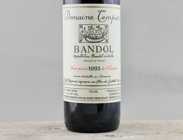 1993 Tempier Bandol Cuvée La Tourtine - $200-$400 - 1993 - 750ml - Appellation: Bandol - Bandol