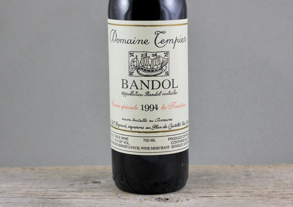 1994 Tempier Bandol Cuvée La Tourtine - $200-$400 - 1994 - 750ml - Appellation: Bandol - Bandol