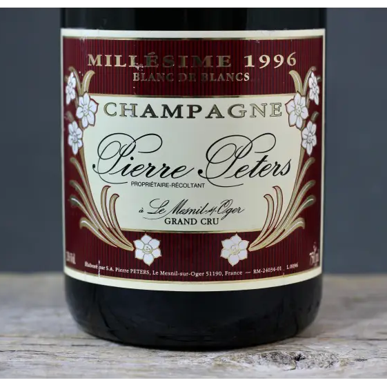 1996 Pierre Péters Millésime Blanc de Blancs Grand Cru Extra Brut Champagne - $400 + - 1996 - 750ml - All Sparkling