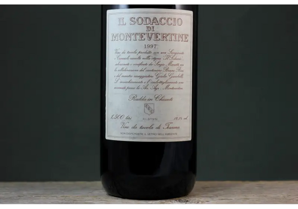 1997 Montevertine Il Sodaccio di Montevertine 1.5L - $400 + - 1.5L - 1997 - Chianti Classico - IGT