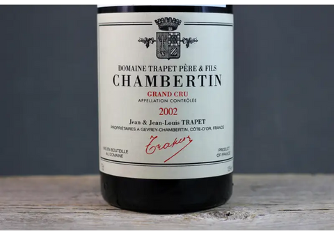 2002 Trapet Chambertin - $400+ 750ml Burgundy France
