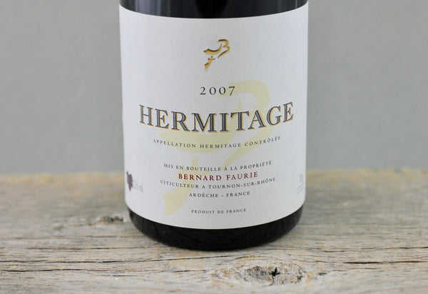 2007 Bernard Faurie Hermitage Blanc - $400 + - 2007 - 750ml - Appellation: Hermitage - Bottle Size: 750ml