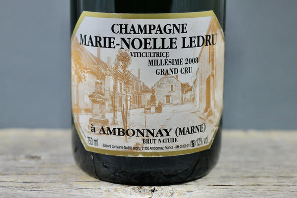 2008 Marie-Noelle Ledru Grand Cru Brut Nature Champagne - $400 + - 750ml - All Sparkling - Bottle Size: 750ml - Price