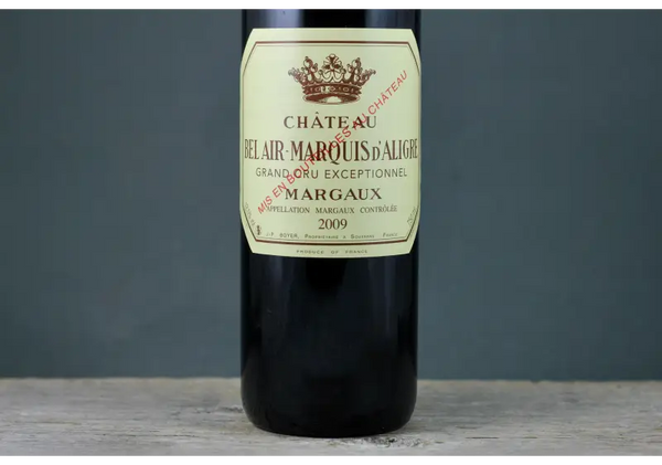 2009 Bel Air-Marquis d’Aligre Margaux - $60-$100 - 2009 - 750ml - Bordeaux - Cabernet Sauvignon
