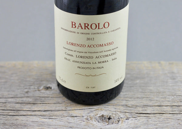 2012 Accomasso Barolo - $200-$400 - 2012 - 750ml - Appellation: Barolo - Barolo