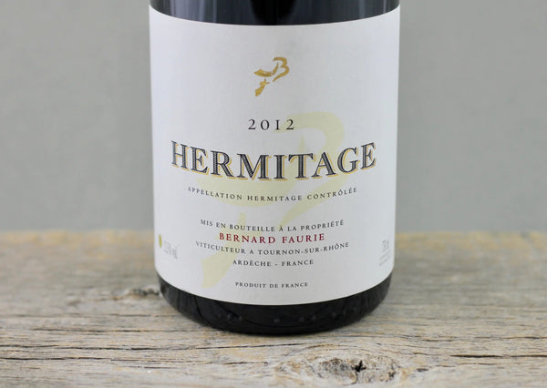 2012 Bernard Faurie Hermitage Gréffieux-Bessards (Cream capsule) - $200-$400 - 2012 - 750ml - France - Hermitage