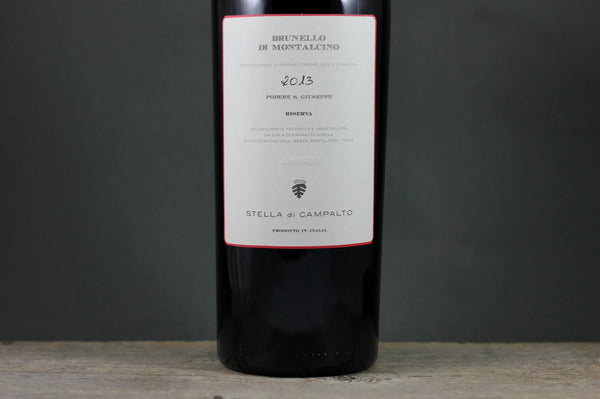 2013 Stella di Campalto Brunello di Montalcino Riserva 1.5L (Podere S. Giuseppe) - $400 + - 1.5L - 2013 - Appellation: