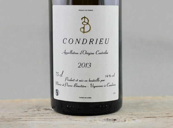 2013 Benetiere Condrieu - $60-$100 - 2013 - 750ml - Appellation: Condrieu - Bottle Size: 750ml