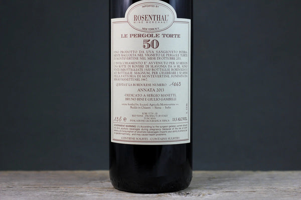 2013 Montevertine Le Pergole Torte Riserva 50th Anniversary - $400 + - 750ml - Appellation: Chianti Classico - Bottle