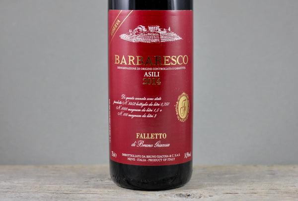 2014 Bruno Giacosa Barbaresco Riserva Asili - $200-$400 - 750ml - Appellation: Barbaresco - Barbaresco - Bottle Size: