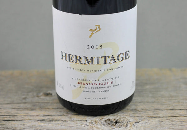 2015 Bernard Faurie Hermitage Gréffieux/Bessards (Cream capsule) - $200-$400 - 2015 - 750ml - Appellation: Hermitage