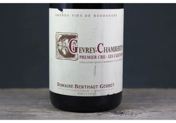 2016 Berthaut-Gerbet Geverey Chambertin 1er Cru Les Cazetiers - $200-$400 - 2016 - 750ml - Burgundy - France