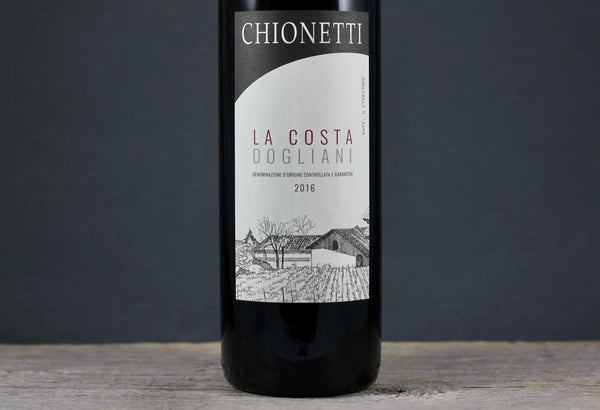 2016 Chionetti La Costa Dogliani - 2016 - 750ml - Appellation: Dogliani - Bottle Size: 750ml - Country: Italy