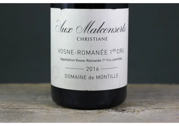2016 De Montille Vosne Romanée 1er Cru Aux Malconsorts ’Cuvée Christiane’ - $400 + - 2016 - 750ml - Burgundy - France