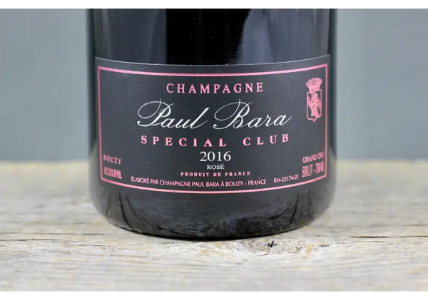 2016 Paul Bara Special Club Bouzy Grand Cru Rosé Brut Champagne - $100-$200 - 2016 - 750ml - All Sparkling - Bouzy