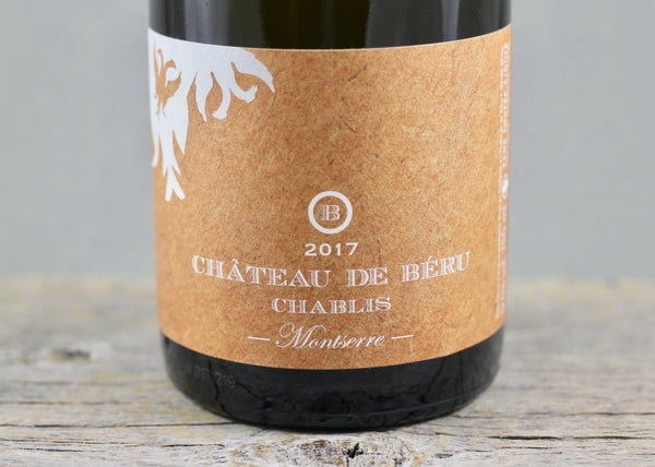 2017 Chateau de Béru Chablis Montserre Zero - $60-$100 - 2017 - 750ml - Burgundy - Chablis