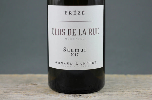 2017 Arnaud Lambert Clos de la Rue Saumur Blanc - $60-$100 - 2017 - 750ml - Appellation: Saumur - Bottle Size: 750ml