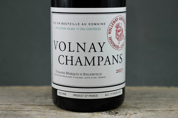 2017 D’Angerville Volnay 1er Cru Champans - $100-$200 - 2017 - 750ml - Burgundy - France
