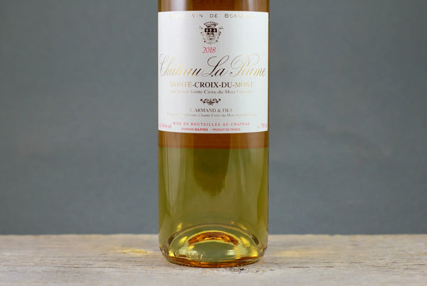 2018 Chateau La Rame Sainte-Croix-Du-Mont Tradition 375ml - 2018 - 375ml - Bordeaux - Bottle Size: 375ml - Country:
