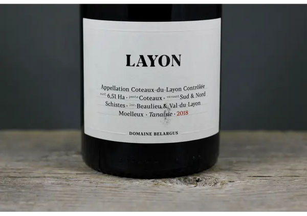 2018 Domaine Belargrus Coteaux du Layon - $40-$60 - 2018 - 750ml - Chenin Blanc - Coteaux du Layon