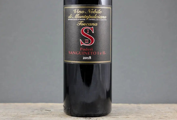 2018 Sanguineto Vino Nobile di Montepulciano - 2018 - 750ml - Appellation: Vino Nobile de Montepulciano - Bottle Size: