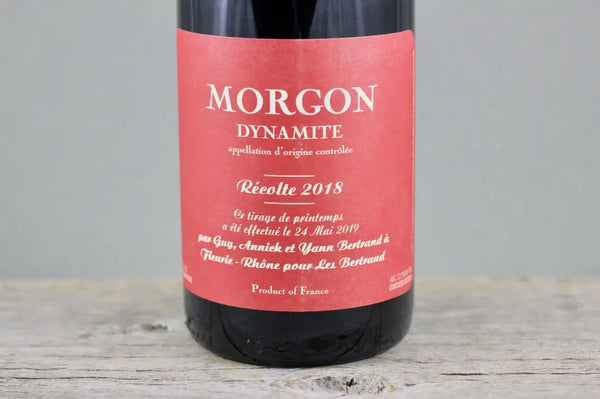 2018 Yann Bertrand Morgon Dynamite 1.5L - $60-$100 - 1.5L - 2018 - Beaujolais - France