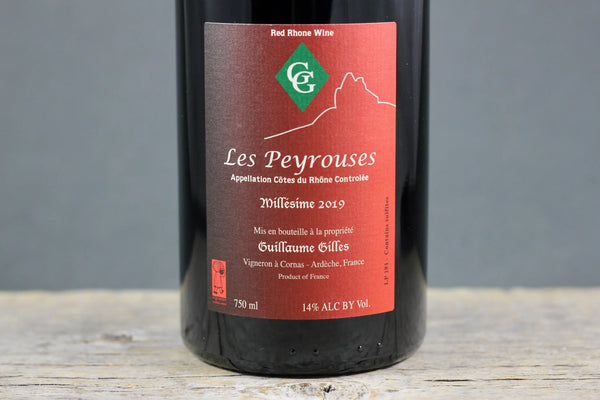 2019 Guillaume Gilles Les Peyrouses VDF - $60-$100 - 2019 - 750ml - Bottle Size: 750ml - Country: France
