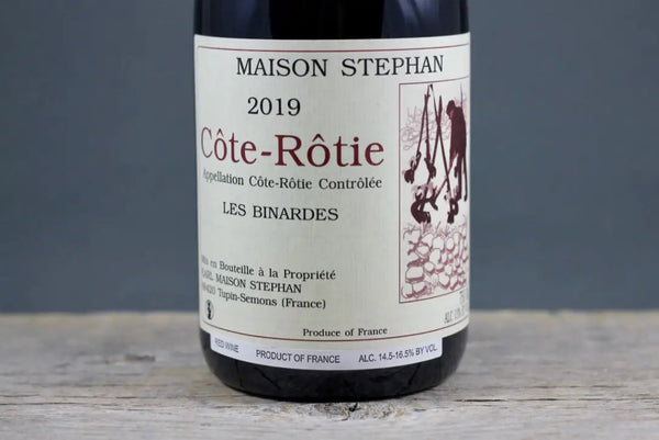 2019 Jean-Michel Stephan Côte Rôtie Les Binardes - $100-$200 - 2019 - 750ml - Appellation: Cote Rotie - Bottle Size: