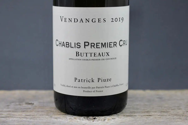 2019 Patrick Piuze Chablis 1er Cru Butteaux - $60-$100 - 2019 - 750ml - Burgundy - Chablis