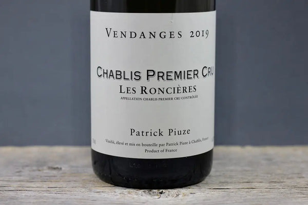 2019 Patrick Piuze Chablis 1er Cru Les Roncières - $60-$100 - 2019 - 750ml - Appellation: Chablis - Bottle Size: 750ml