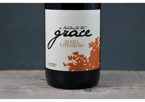 2020 A Tribute to Grace Thompson Vineyard Grenache - $40 - $60 750ml California
