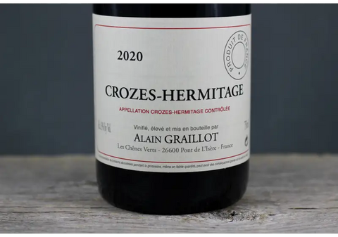 2020 Alain Graillot Crozes Hermitage - $40 - $60 750ml Crozes - Hermitage France