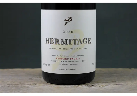 2020 Bernard Faurie Hermitage Rouge Greffieux-Bessards (Cream capsule) - $200-$400 750ml France