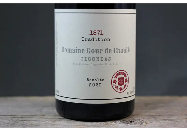 2020 Domaine Gour de Chaulé Gigondas Tradition - $40-$60 - 2020 - 750ml - Gigondas - Grenache