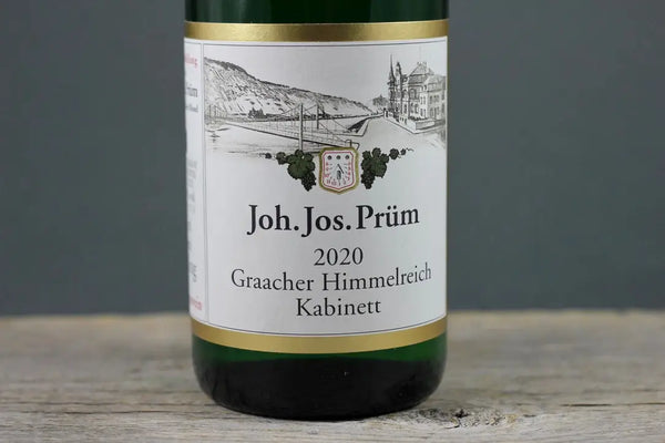 2020 J.J. Prüm Graacher Himmelreich Riesling Kabinett - $40-$60 - 2020 - 750ml - Bottle Size: 750ml - Country: Germany