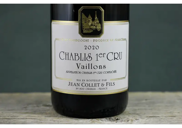 2020 Jean Collet Chablis 1er Cru Vaillons - $40-$60 - 2020 - 750ml - Burgundy - Chablis