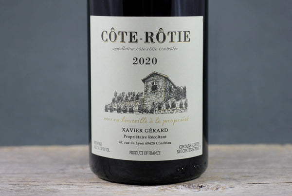 2020 Xavier Gerard Côte Rôtie - $60 - $100 750ml Cote Rotie France