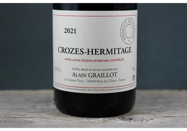 2021 Alain Graillot Crozes Hermitage - $40 - $60 750ml Crozes - Hermitage France