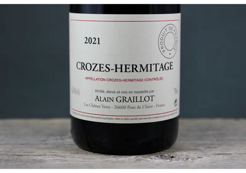 2021 Alain Graillot Crozes Hermitage - $40-$60 750ml Crozes-Hermitage France