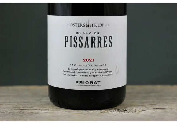 2021 Costers Del Priorat Blanc de Pissares - 2021 - 750ml - Grenache Blanc - Price: $30 - Priorat