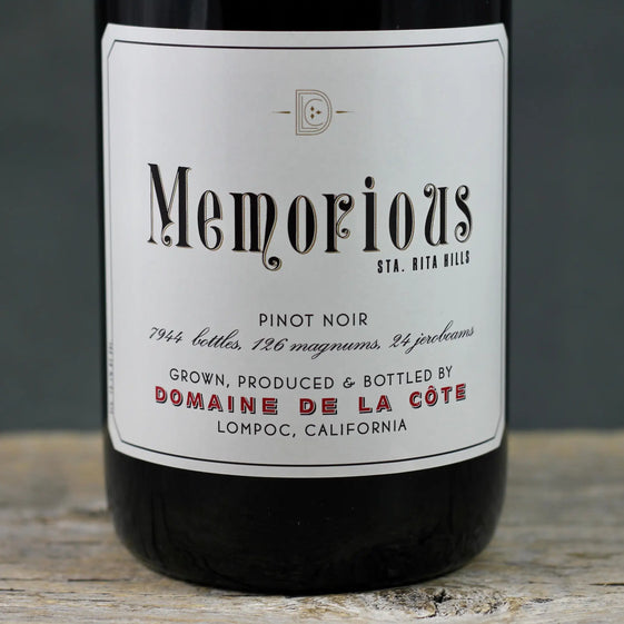 2022 Domaine de la Côte Memorious Pinot Noir - $100-$200 - 2022 - 750ml - California