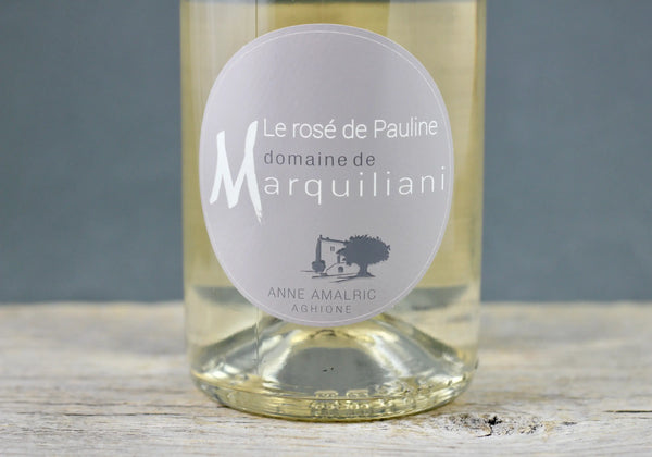 2021 Marquiliani Le Rosé de Pauline Vin de Corse - 2021 - 750ml - Corsica - France - Price: $30