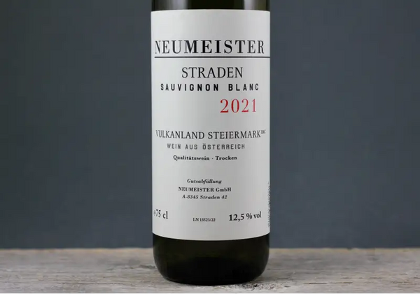 2021 Neumeister Straden Sauvignon Blanc - 2021 - 750ml - Austria - Price: $30 - Sauvignon Blanc
