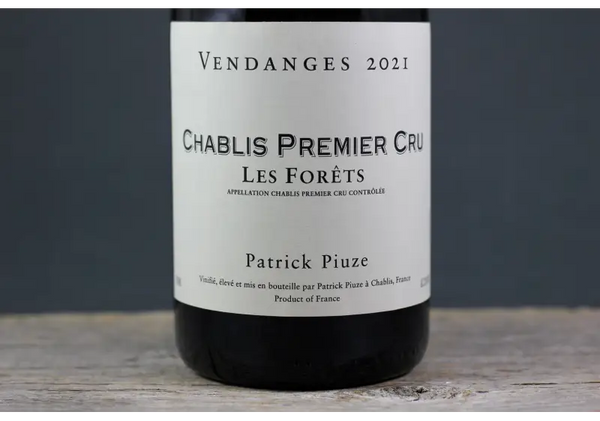 2021 Patrick Piuze Chablis 1er Cru Les Forêts - $60-$100 - 2021 - 750ml - Burgundy - Chablis