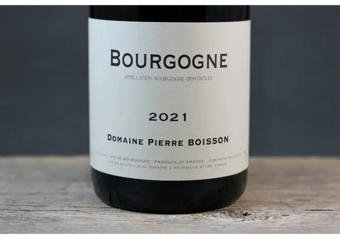 2021 Pierre Boisson Bourgogne Blanc - $40 - $60 750ml Burgundy