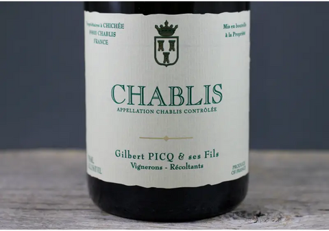 2022 Gilbert Picq Chablis - 750ml Burgundy Chardonnay