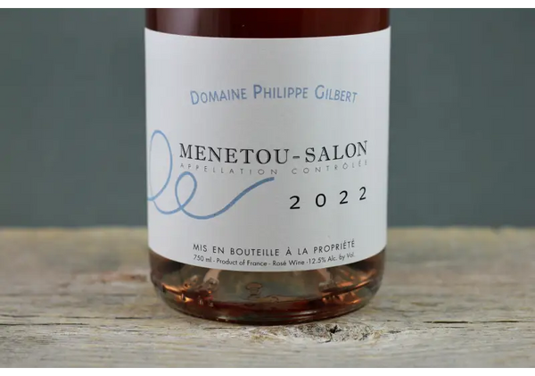 2022 Philippe Gilbert Menetou-Salon Rosé - 2022 - 750ml - Cabernet Franc - France - Loire
