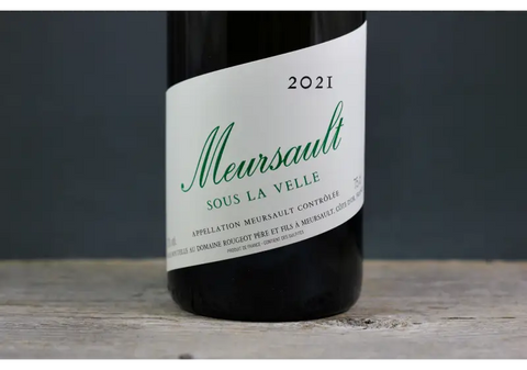 2021 Domaine Rougeot Meursault Sous la Velle Sans Soufre - $100 - $200 750ml Burgundy Chardonnay