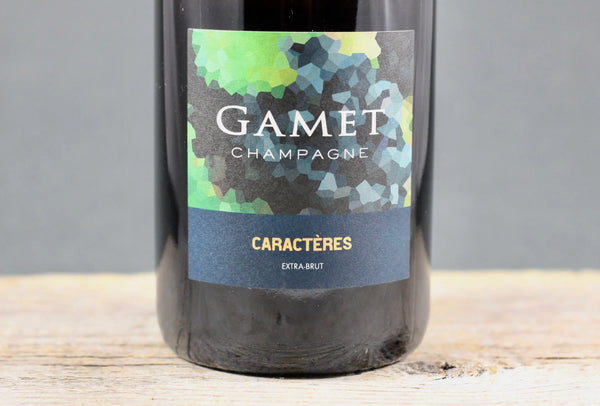 Gamet Caractères Extra Brut Champagne - $60-$100 - 750ml - All Sparkling - Appellation: Vallee de la Marne - Bottle