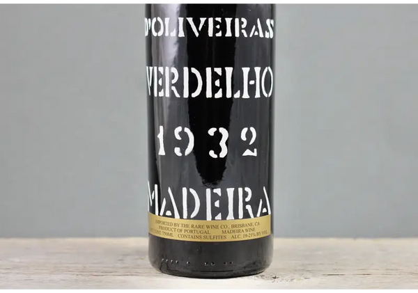 1932 D’Oliveiras Verdelho Madeira - $400+ 750ml Dessert Fortified